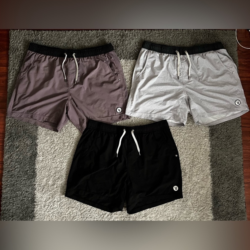 Vuori kore shorts 5 inch inseam size XL